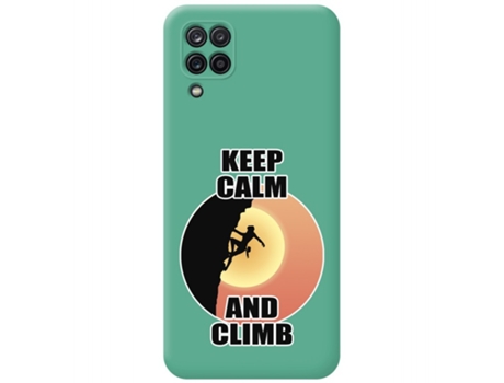 Carcasa Samsung Galaxy M12 TUMUNDOSMARTPHONE Silicona Líquida Dibujos Verde