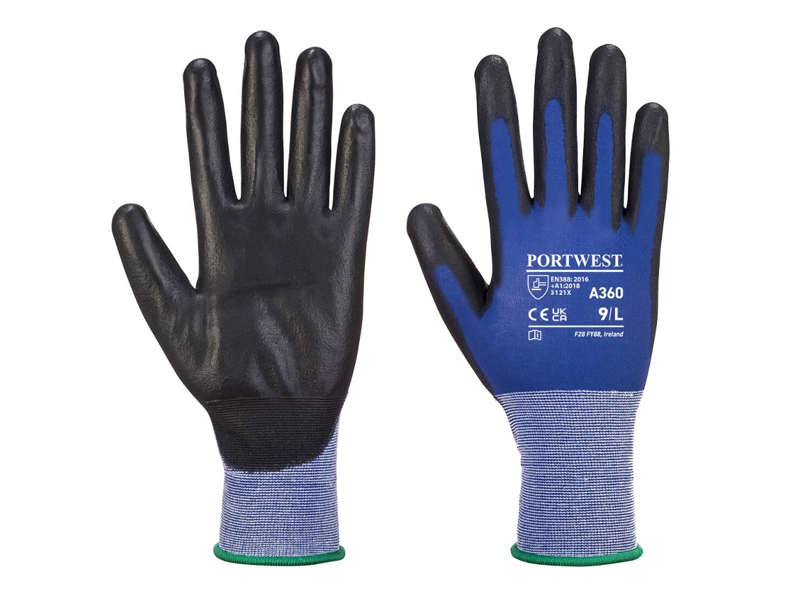 Guante ultrafino Senti Flex para máxima destreza / Azul negro / M Portwest