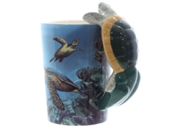 Taza con asa decorada Tortue Animal Marin et Mer & Vie Marine PUCKATOR