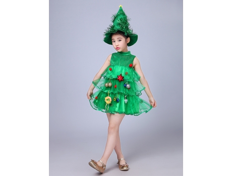 Disfraces navideños Disfraces de árbol de Navidad 140cm