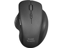 Ratón Gaming MARS GAMING MMWERGO (3200 dpi - Inalámbrico - Negro)