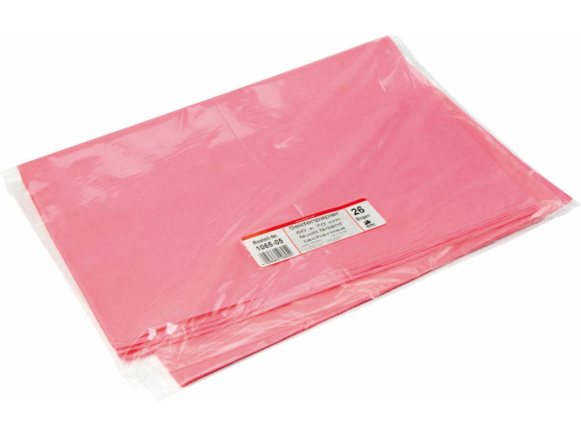 Papel Seda WEROLA (Rosa - 50 x 70 cm 26 Unidades)