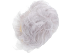Postiche De Vieille Dame Grise Cuellorte En Fibre Résistante La Chaleur Para Femmes Âgées Costume Ha...
