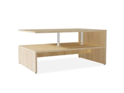 Mesa de Centro de Apoyo en Aglomerado 90X59X42 cm Roble