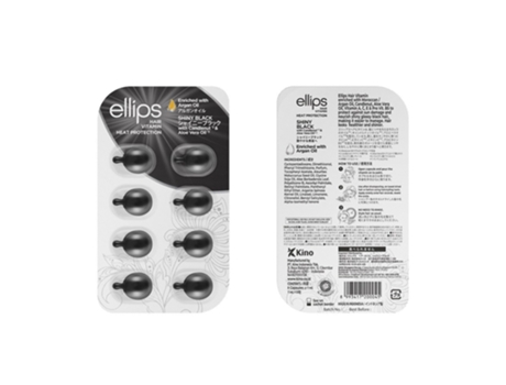 Sérum para el Pelo ELLIPS Shiny Black Hair Vitamin (8 cápsulas)