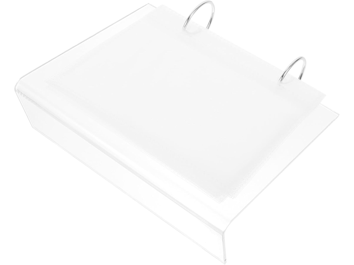 Álbum de fotos acrílico transparente para un fácil almacenamiento, práctico y decorativo para la sala de estar, GOKOCO
