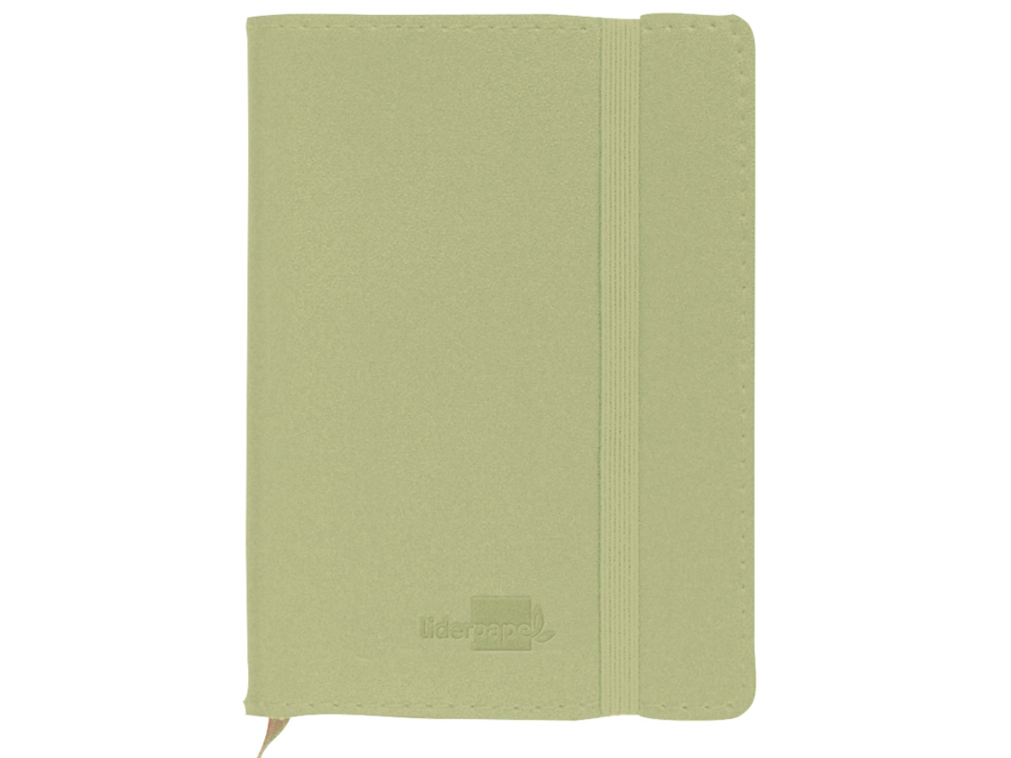Cuaderno LIDERPAPEL 120h 70 g/m² verde horizontal (A6)