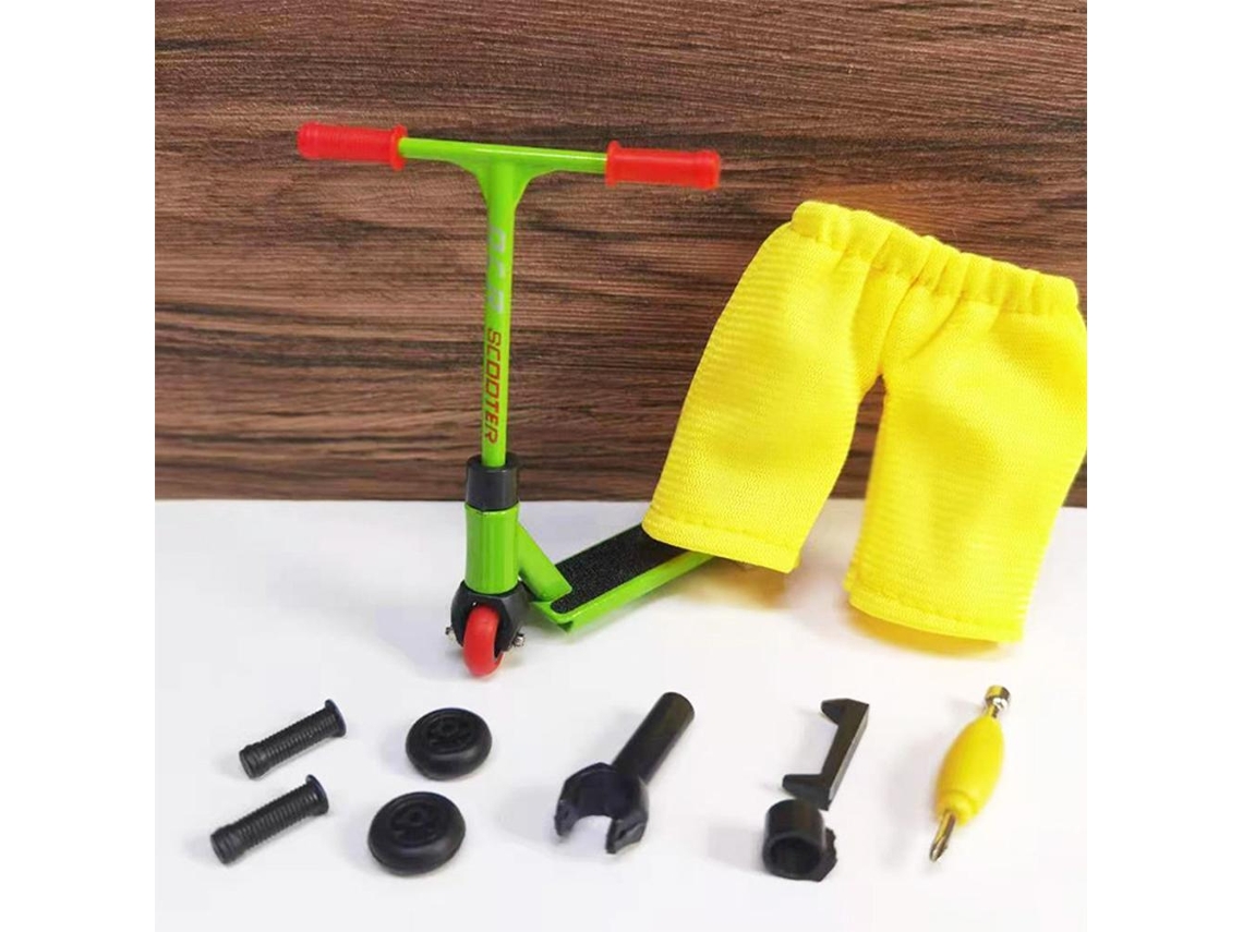 Kit De Mini Patinetes De Dedo De Aleación Metálica, 10 Piezas, Juguete Educativo Sensorial.