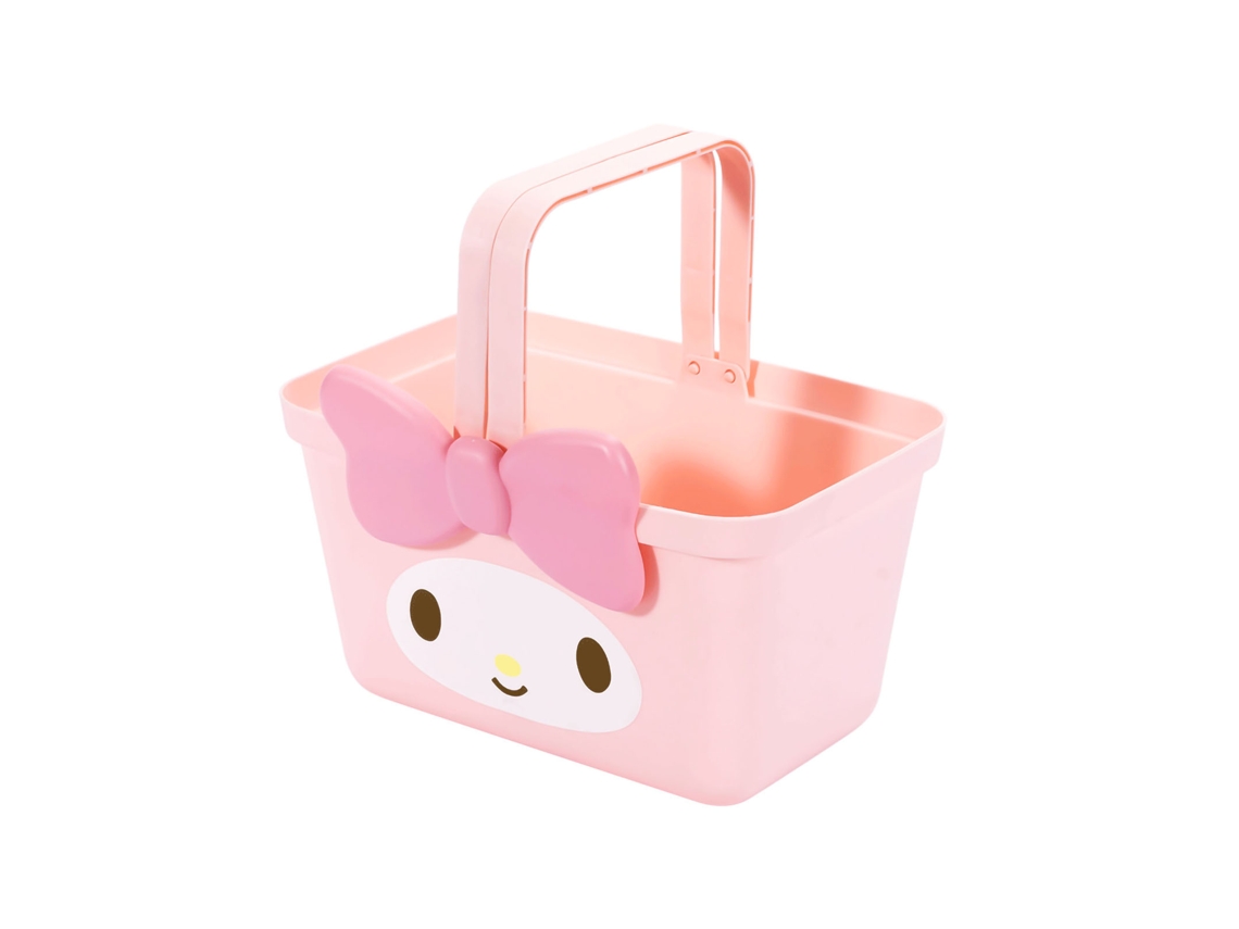 Cesta De Almacenamiento Portátil Con Desagüe Para Ropa Y Baño - Conejo Rosa