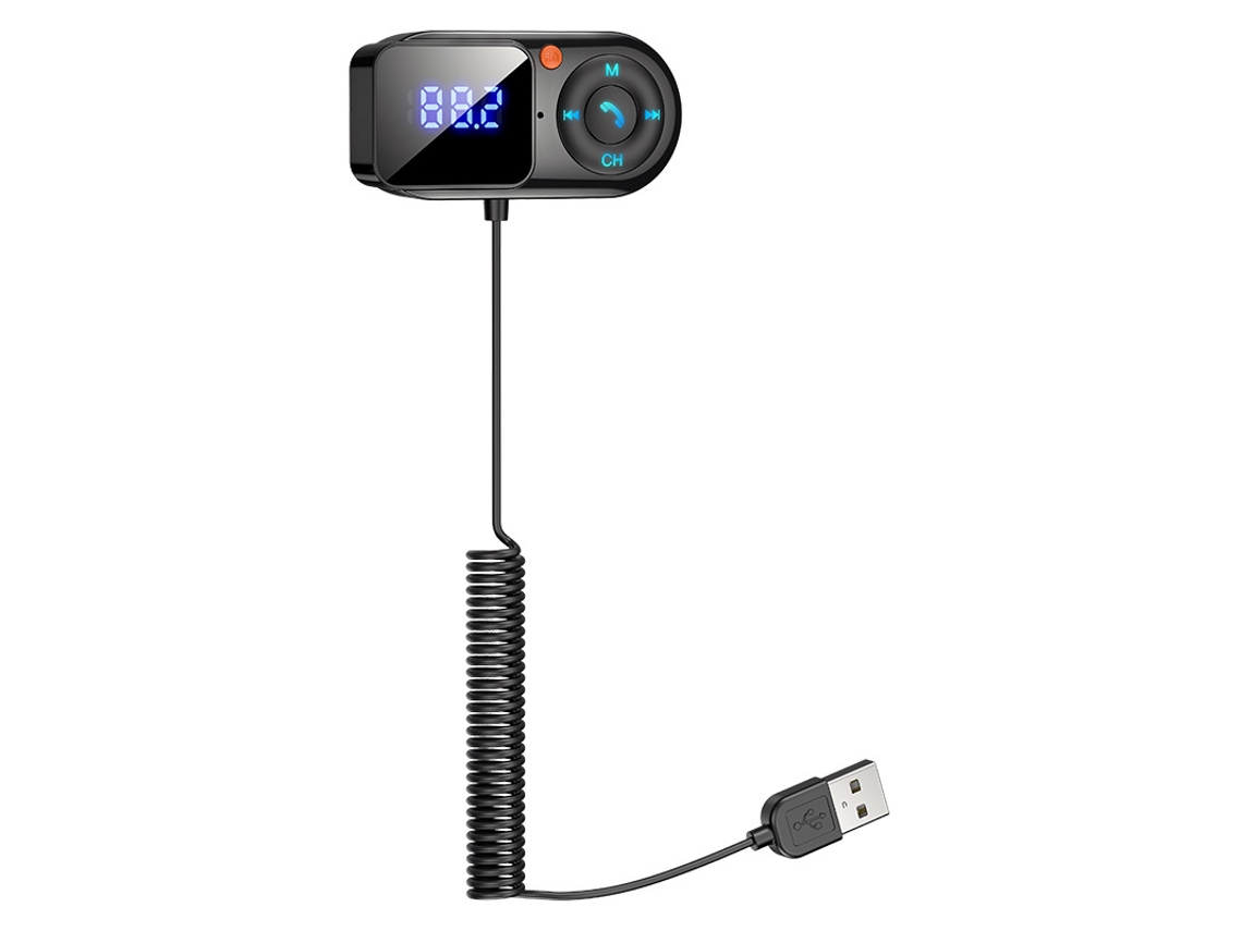 Transmisor Fm Inalámbrico Bt 5.0, Audio Coche, Receptor Aux Bt, Mp3, Kit Manos Libres Coche