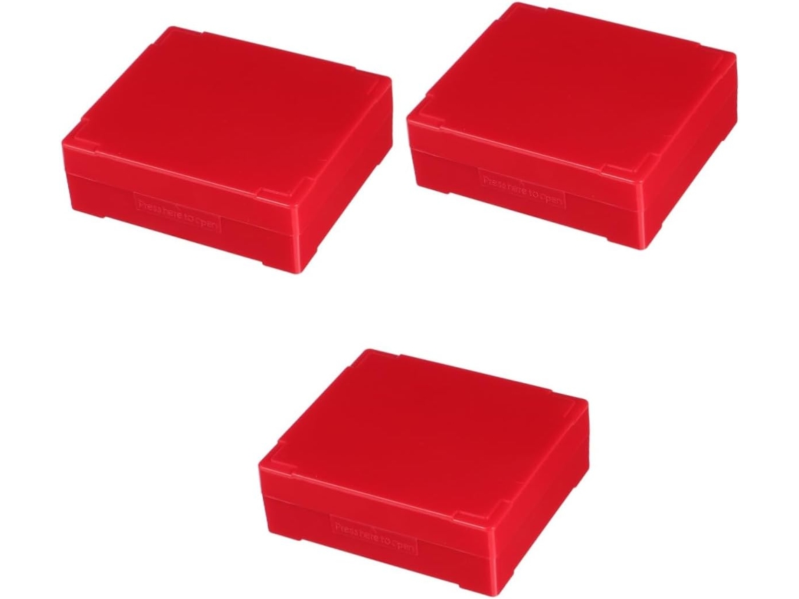 Juego de 3 estuches reutilizables para portaobjetos de microscopio