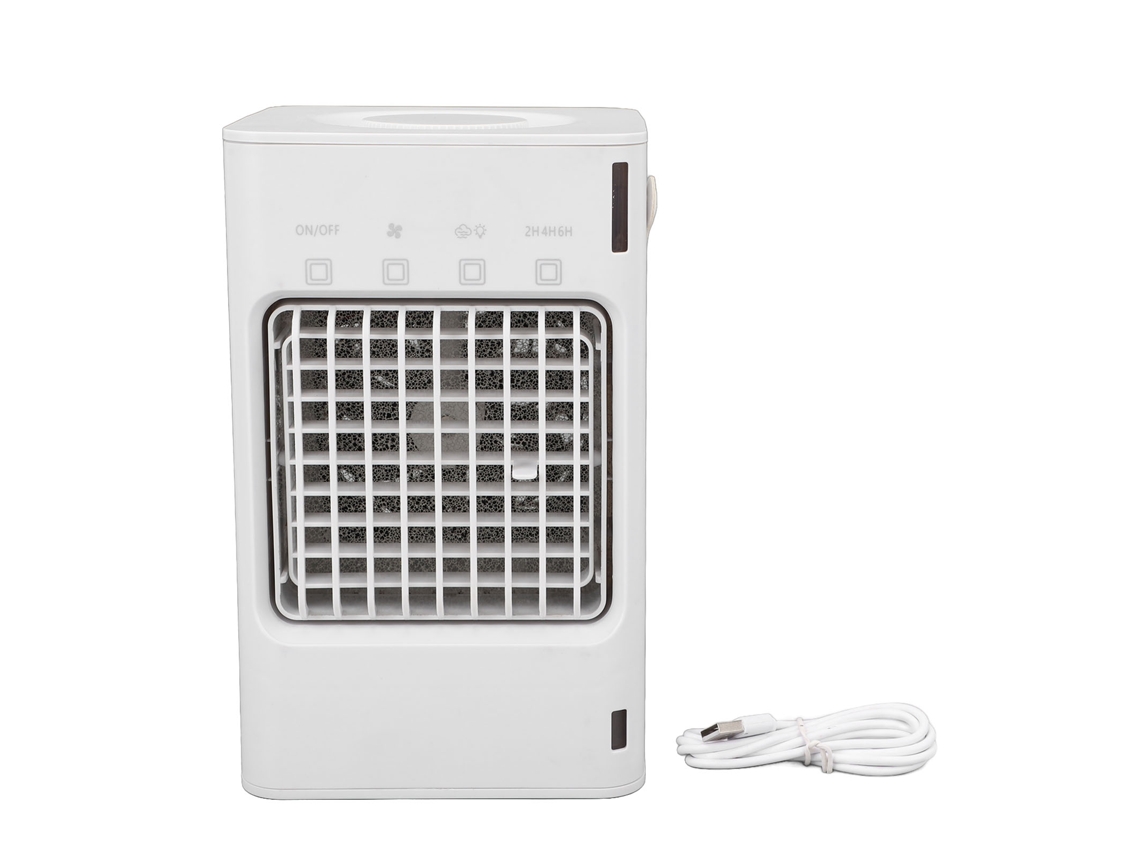 Aire acondicionado portátil USB con 6 velocidades y refrigeración por agua.