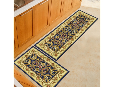 Alfombras Antideslizantes para El Piso De La Cocina Alfombras Lavables para Lavadero-Eu-16-60*90cm LUUCOZK