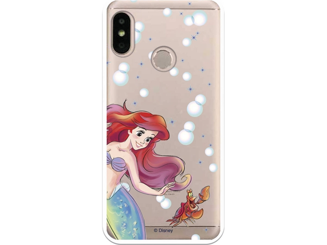 Carcasa Xiaomi Mi A2 Lite DISNEY Ariel y Sebastián Multicolor