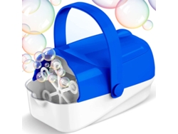 Máquina Automática De Burbujas Con 3 Niveles De Velocidad Y 6 Pilas C Para Fiestas - Azul