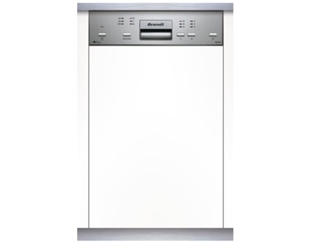 Lavavajillas Integrable BRANDT VS1010X (10 Cubiertos - 44.8 cm - Panel Inox)