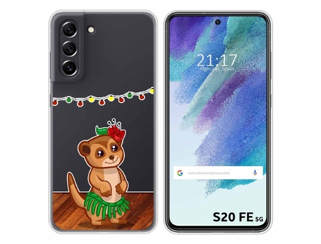 Carcasa Samsung Galaxy S21 FE 5G TUMUNDOSMARTPHONE Dibujos Transparente Multicolor
