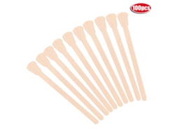 100 Paletas De Cera De Madera Desechables Para Aplicación De Mascarillas Faciales Y Depilación