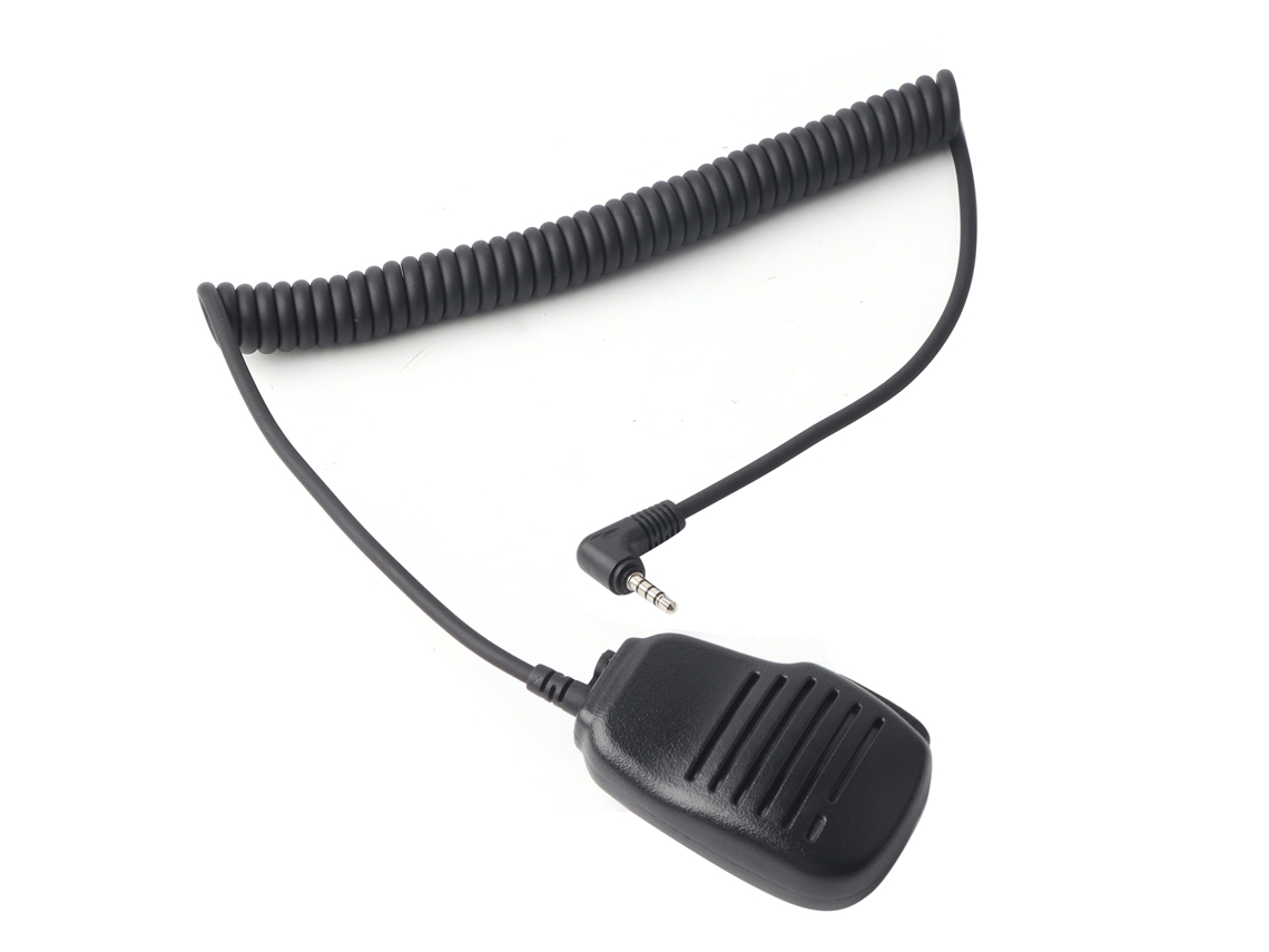 Micrófono De Hombro Portátil Con Altavoz Y Conector Para Auriculares De 3,5 Mm Para Radio.