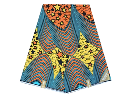 Tela Africana De Alta Calidad Para El Vestido De Costura (Q - 110 Cm - 6 Yardas)