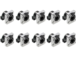 Juego de 10 conectores Ethernet RJ45 para chasis NE8FDP con paso de cable, clasificación de impermeabilidad IP65 SFUSHOS