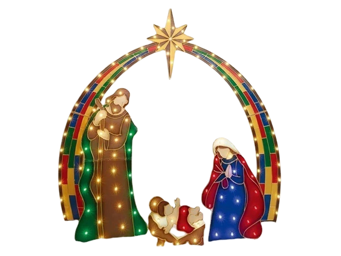 Belén familiar para jardín (Navidad/Halloween)