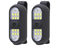 Linterna LED recargable de seguridad para pasillos/noche, manos libres, color negro Yizhood