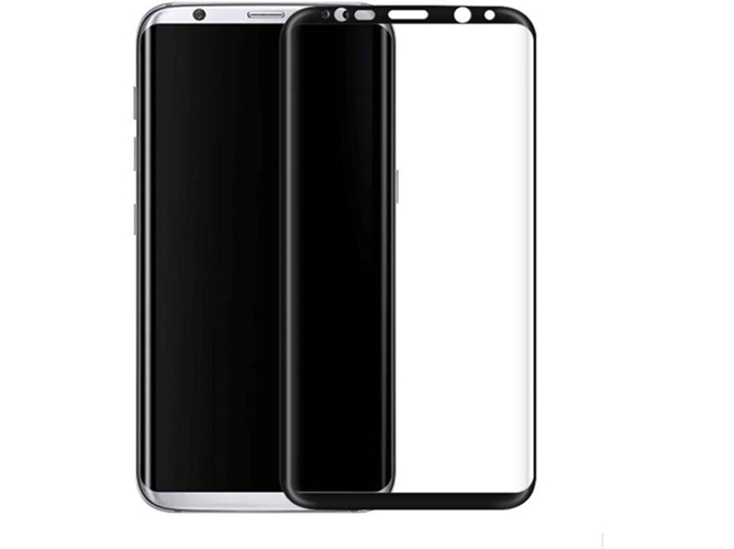 Protector de Cristal Templado Samsung Galaxy S8+ 5D Curved Negro