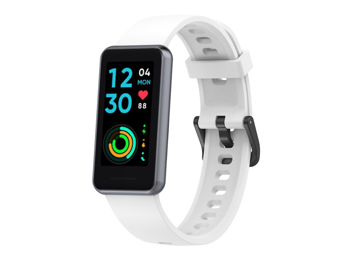 Correa de Silicona ajustable hebilla para Realme Band 2 - blanco
