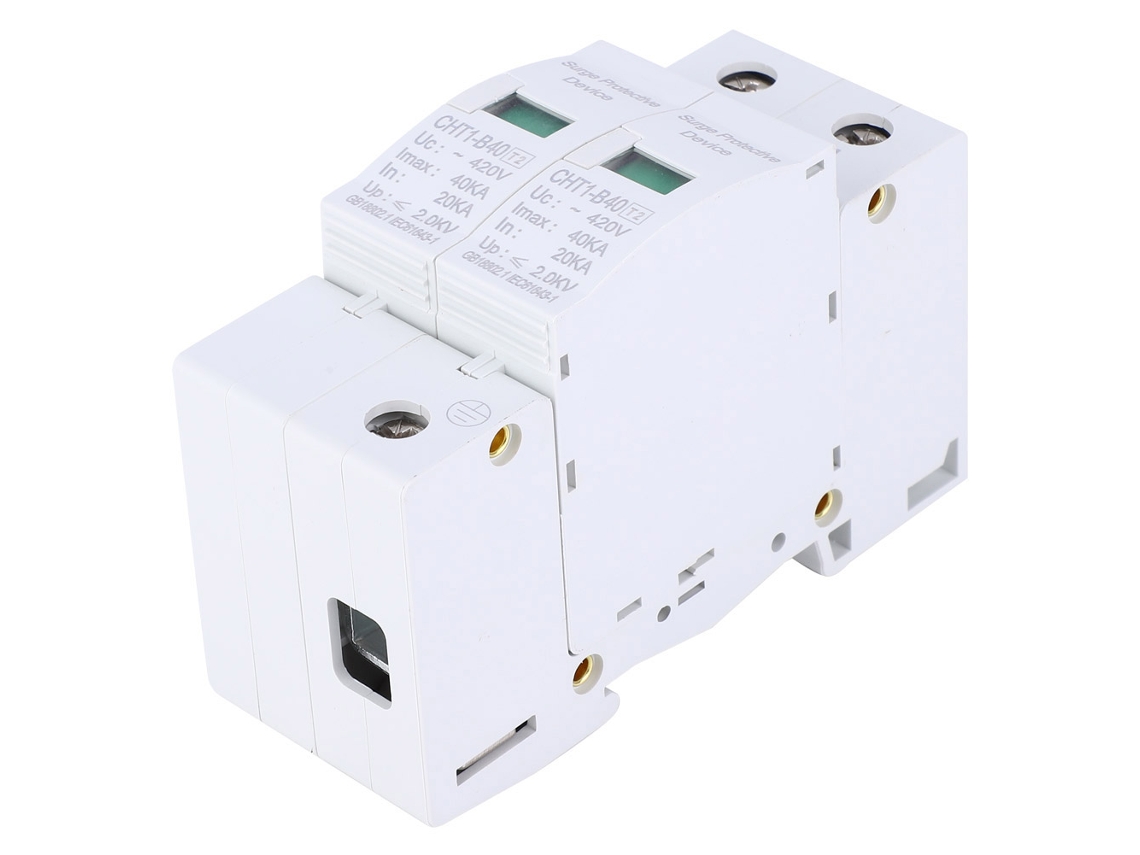 Disyuntor de protección de energía enchufable para el hogar (protección contra sobretensiones, 40 KA)