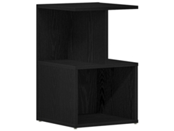 Mesilla de noche de roble negro 35 x 35 x 55 cm MAISON EXCLUSIVE
