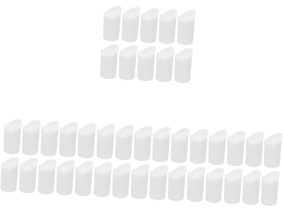 Cajas De Almacenamiento De Plástico Transparente De 120 Piezas Para Contenedores De Película De Cebo