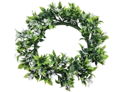 Planta Artificial EUROPALMS Jasmin Wreath (Verde - 30 cm)