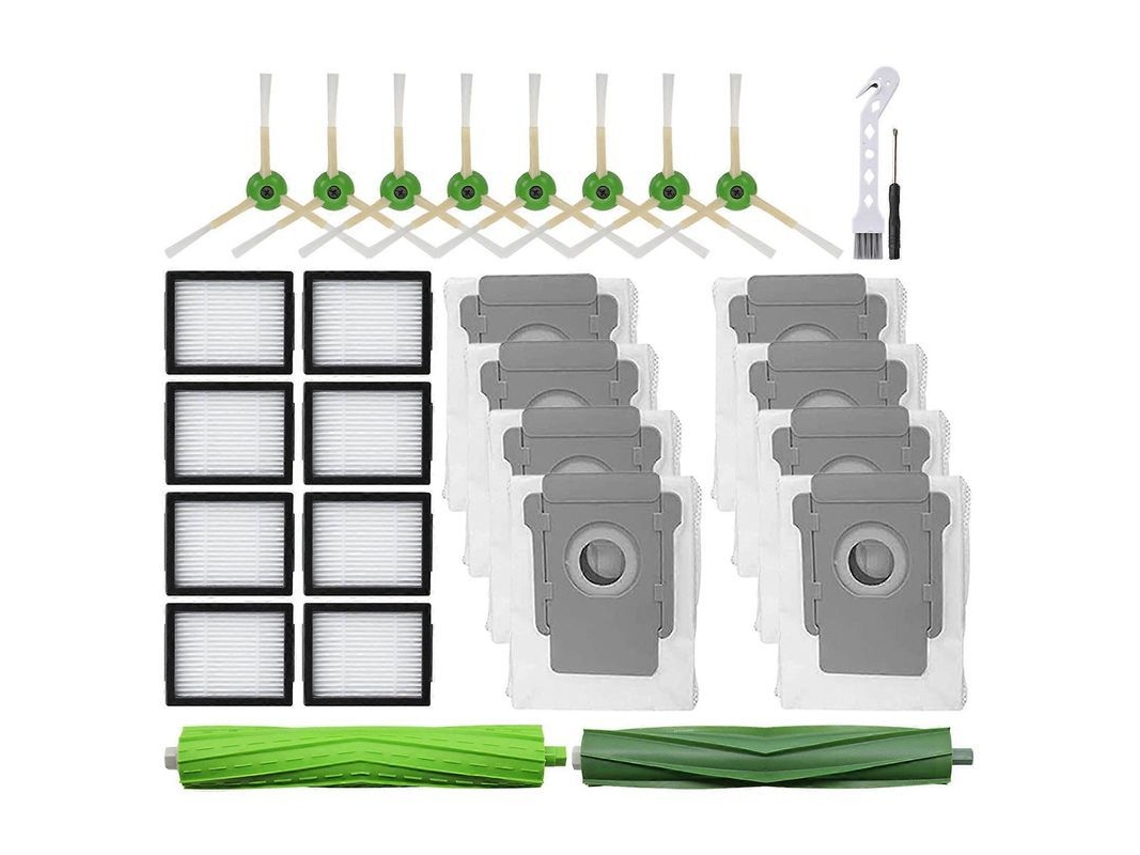 Kit Para Aspiradora Robot Irobot Roomba I7 I7+ I3 I4 I6 I8+ J7+ E5 E6 E7