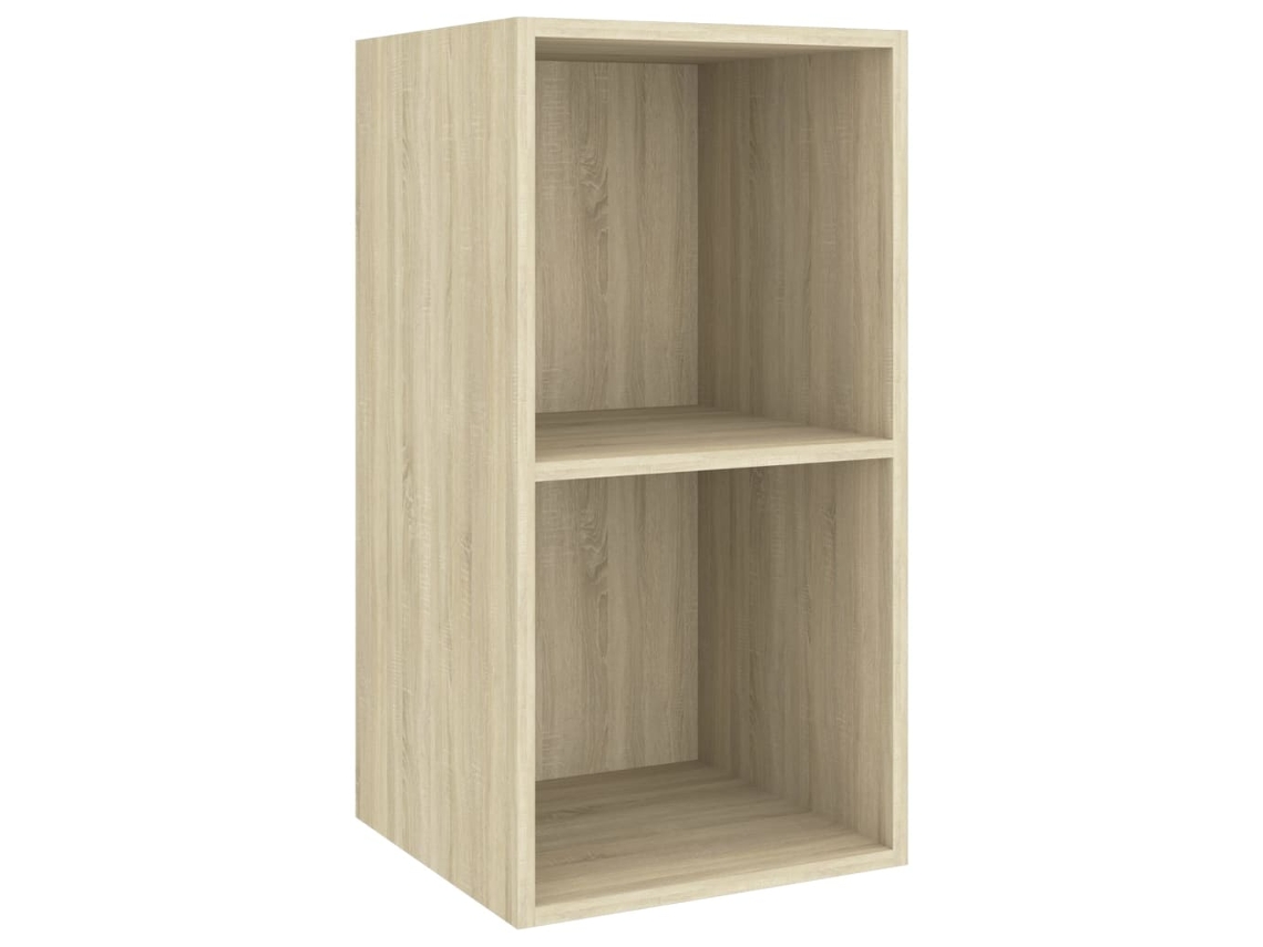 Mueble de TV de pared en madera de roble, Sonoma, MAISON EXCLUSIVE (37x37x72 cm)