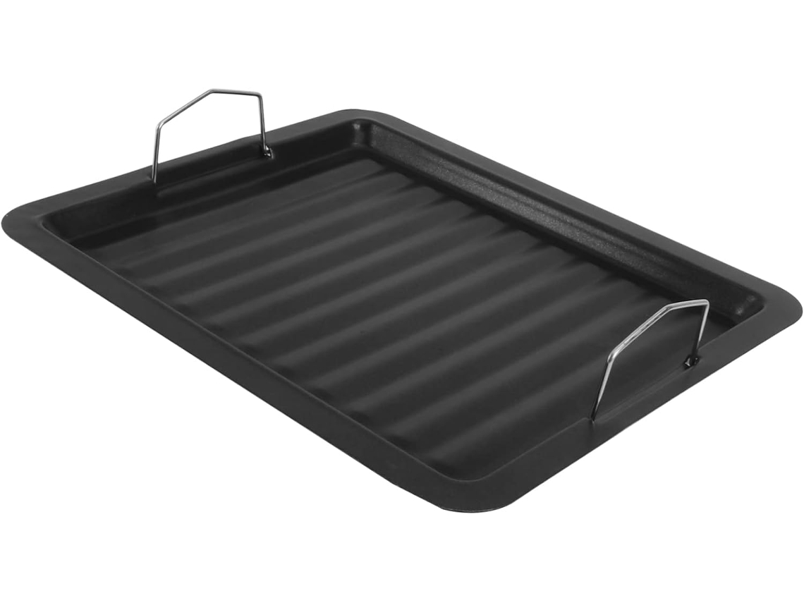 Tú, 1 Pieza De Asas Portátiles Antiadherentes Para Parrilla Y Barbacoa Con Diseño Ergonómico Para Exteriores