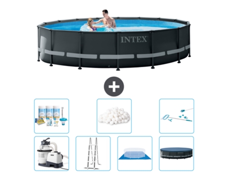 Piscina Tubular INTEX 26326GN-CB46 (19156 L - 488x122cm)