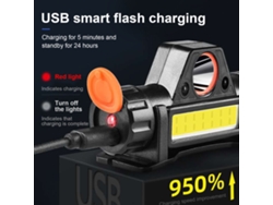 2026-linterna Frontal Led Recargable Alto Brillo Para Pesca Nocturna Camping Senderismo Running Ciclismo
