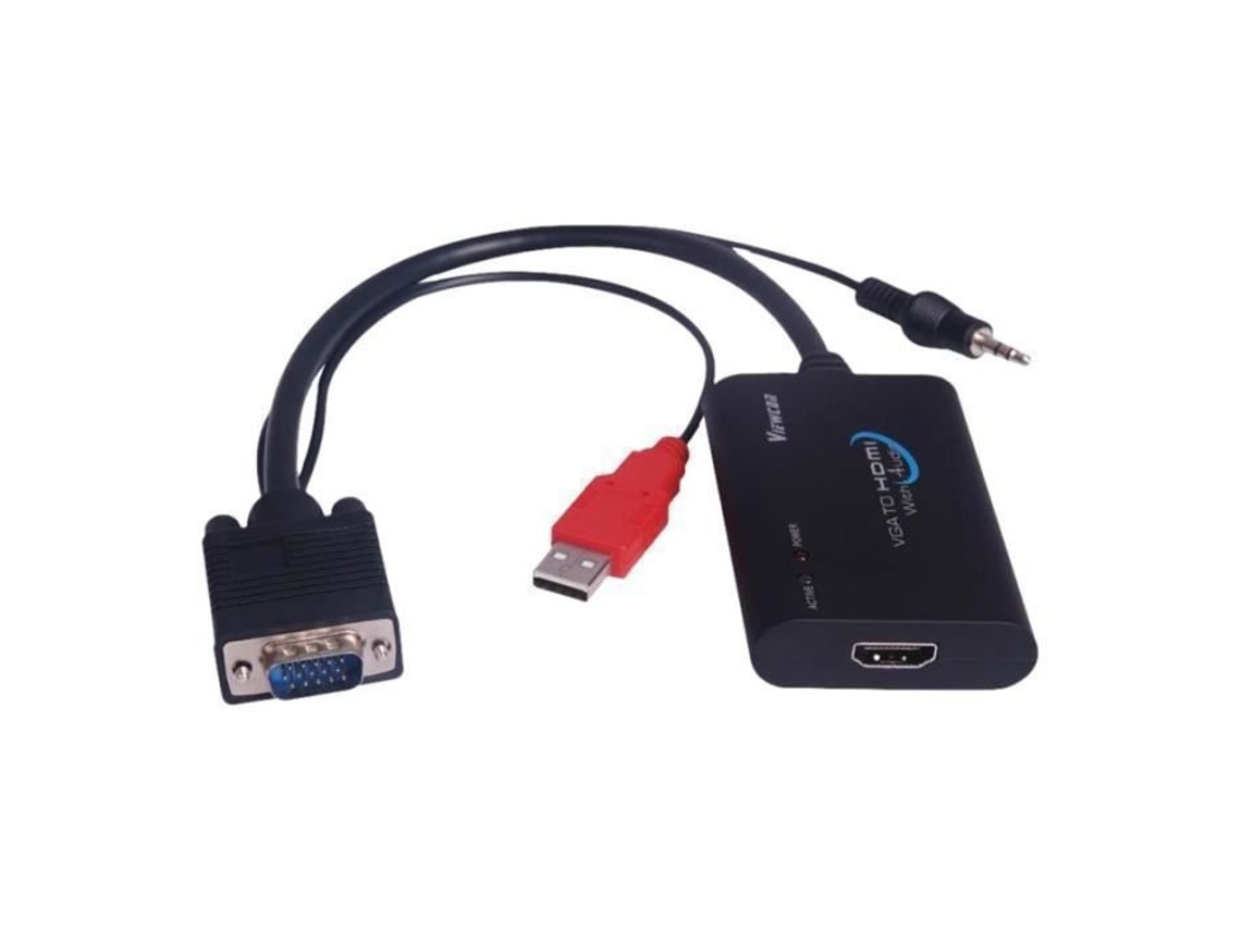 Convertidor De Vídeo Hdmi Vga Premiumcord