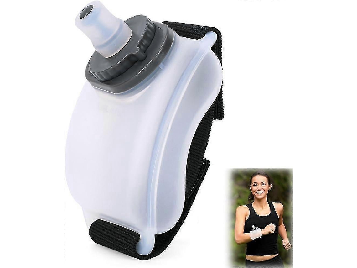 Botella De Agua Portátil Daezery Para Correr, Asa De Muñeca Ajustable, Jarra Deportiva Para Correr, Acampar, Escalar. Rosewell