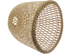 Lámpara De Techo Colgante De Bambú Tejido A Mano De 24 Cm Para Comedor, Estilo Rústico Natural.