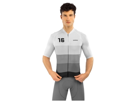 Jerseys SIROKO Camisa De Manga Curta M2 Roscoff Cinzento L Homem