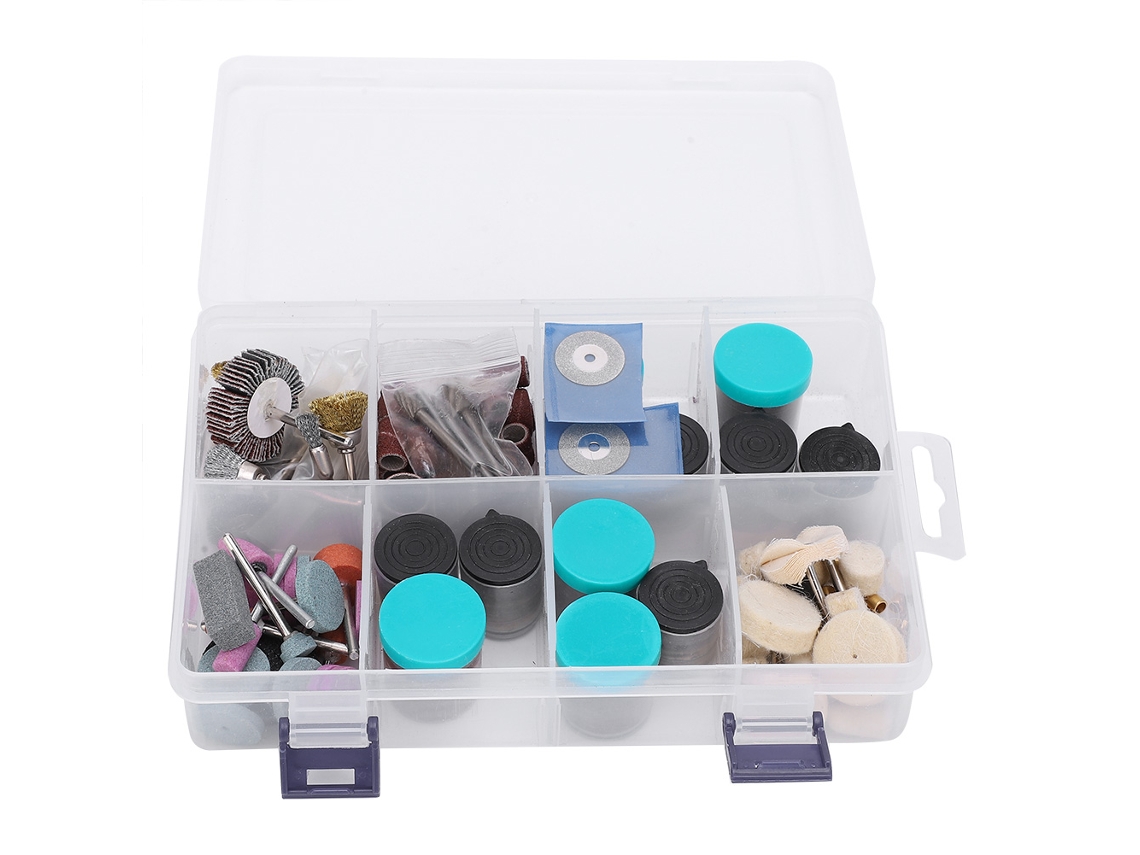 Kit De Herramientas Rotativas Eléctricas De 375 Piezas Para Lijado, Pulido, Fresado Y Accesorios.