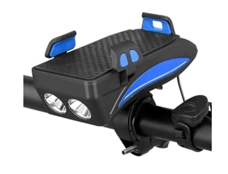 4 en 1 luz delantera Led multifuncional para bicicleta soporte Universal para teléfono de bicicleta ENZONS ENZONS ENZONS faro azul para bicicleta