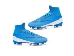 Chuteiras de futebol masculinas 2026rebe para treino, futebol de salão e jogo, tamanho 42 (adulto). Cor azul.
