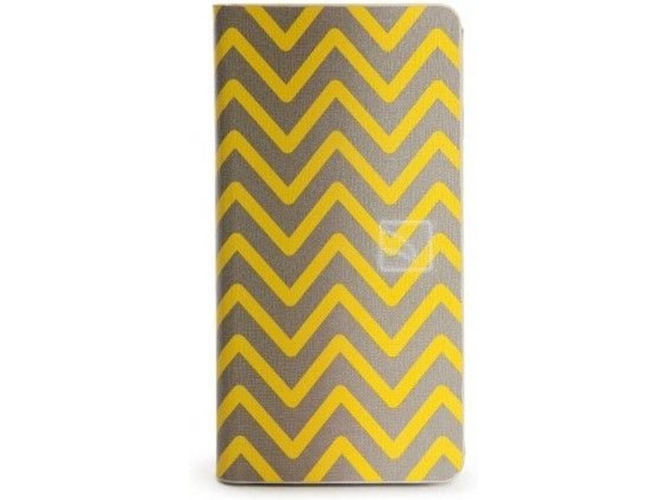 Funda iPhone 6, 6s, 7, 8 TUCANO Leggero Zigzag Amarillo