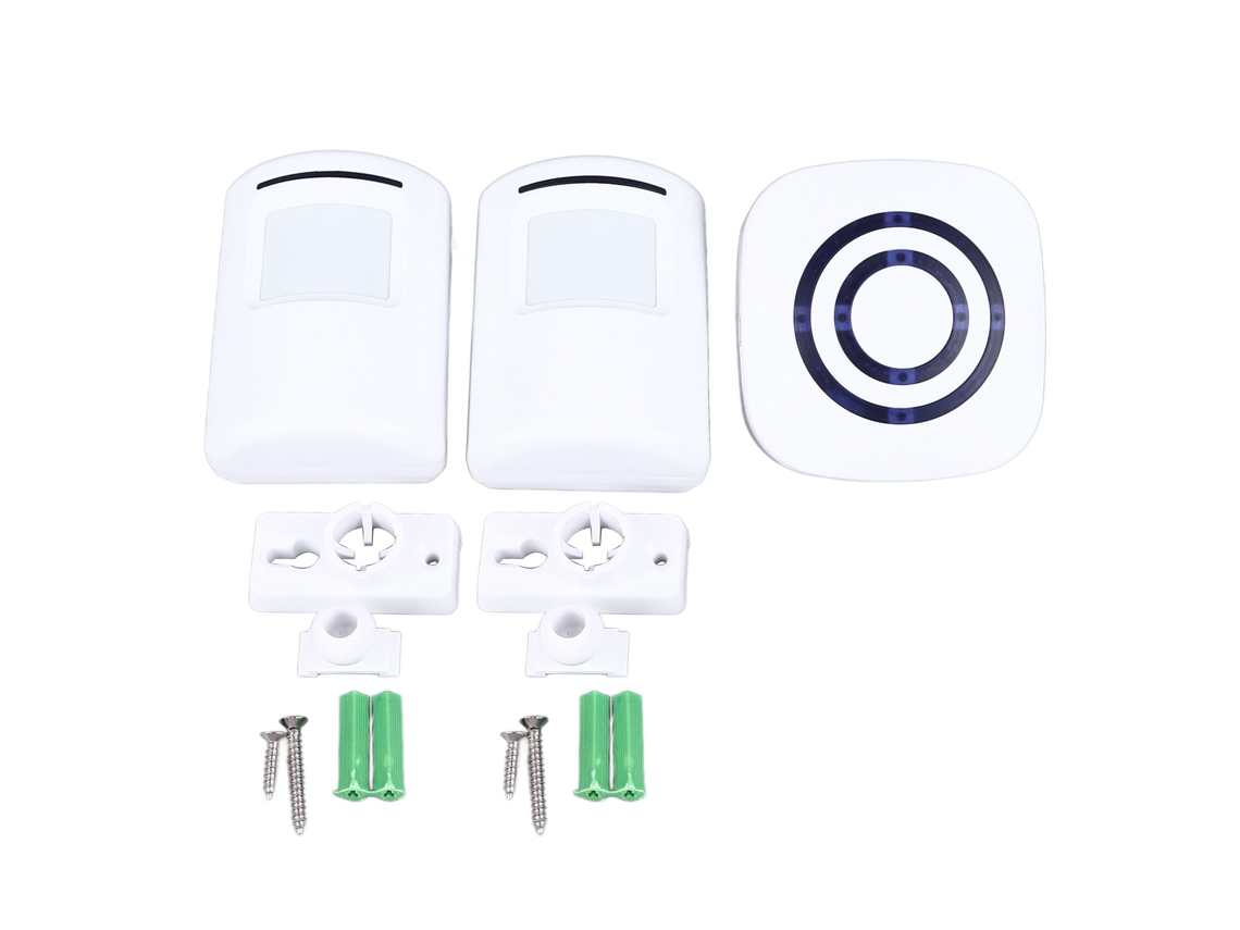 Timbre De Puerta Inalámbrico Con Sensor Infrarrojo Y Movimiento Para Tienda Oficina Alarma De Bienvenida