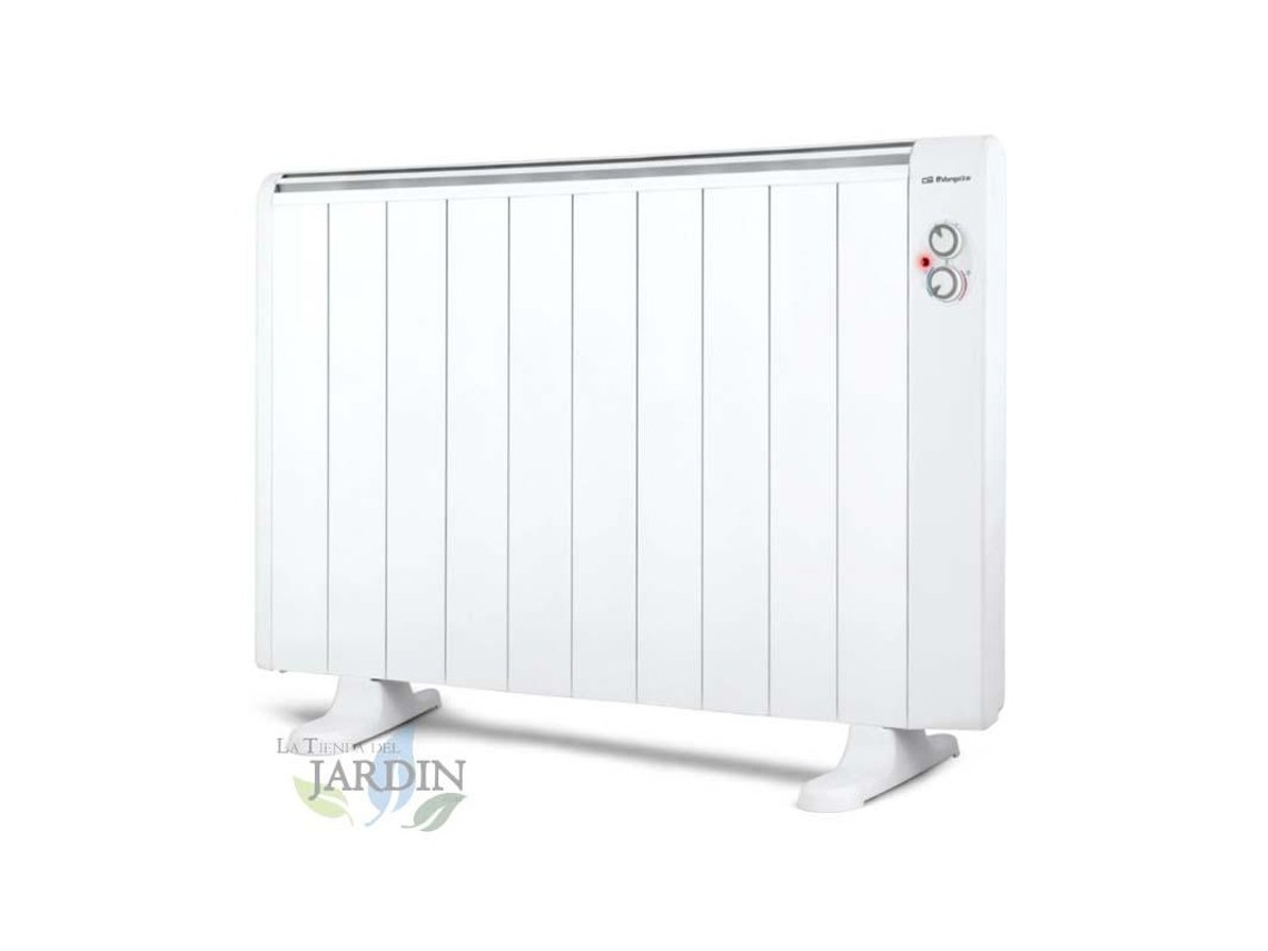 Emisor Térmico ORBEGOZO 10 Elementos sin Aceite 1800W 2 Niveles de Potencia Pés de apoio Incluidos