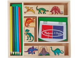 Jogo de Mesa MELISSA & DOUG Dinosaurs Stamp Set (2 Anos)