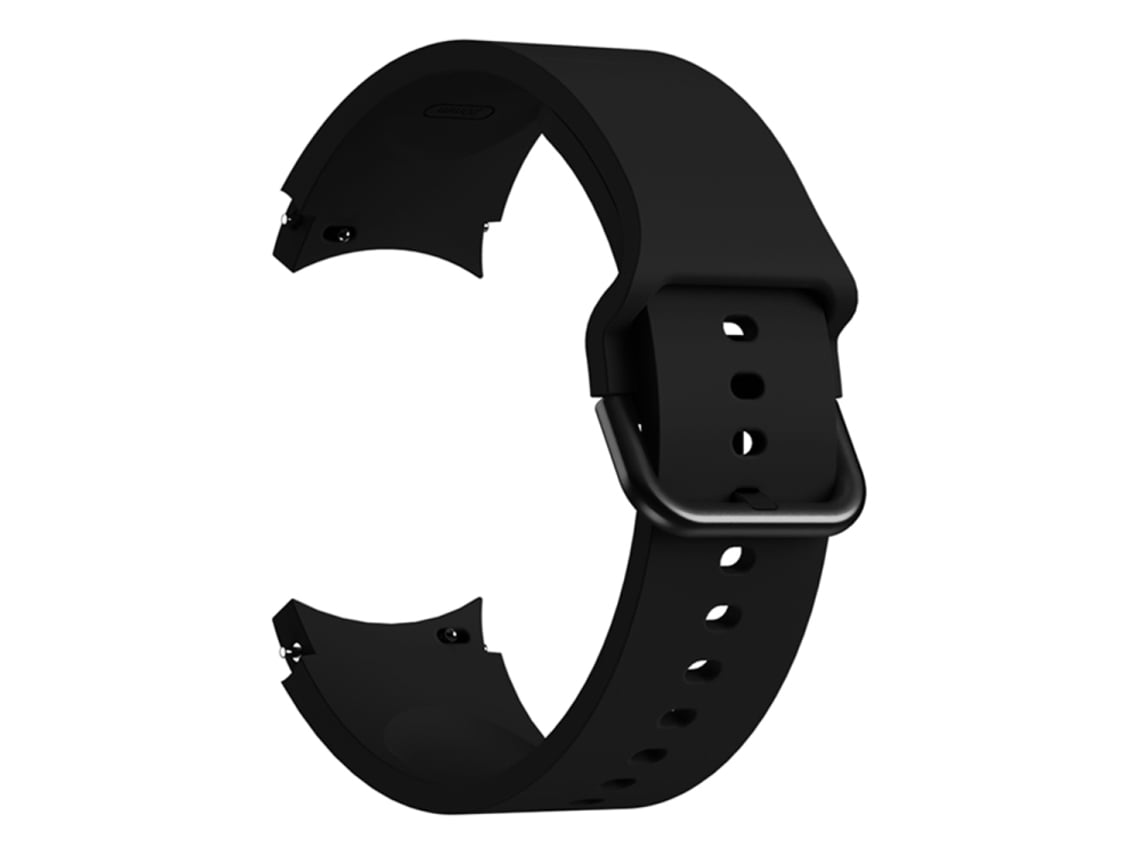Bracelete Para Samsung Galaxy Watch 4 (40mm) - Silicone Universal Com Fivela - Preto